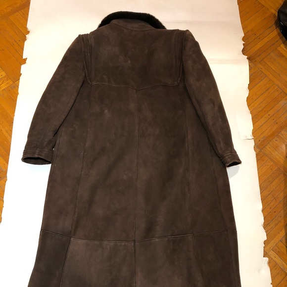 Wolff Teddy Fur Authentic Sheepskin Brown Women’s Coat Jacket 8 - Picture 6 of 7